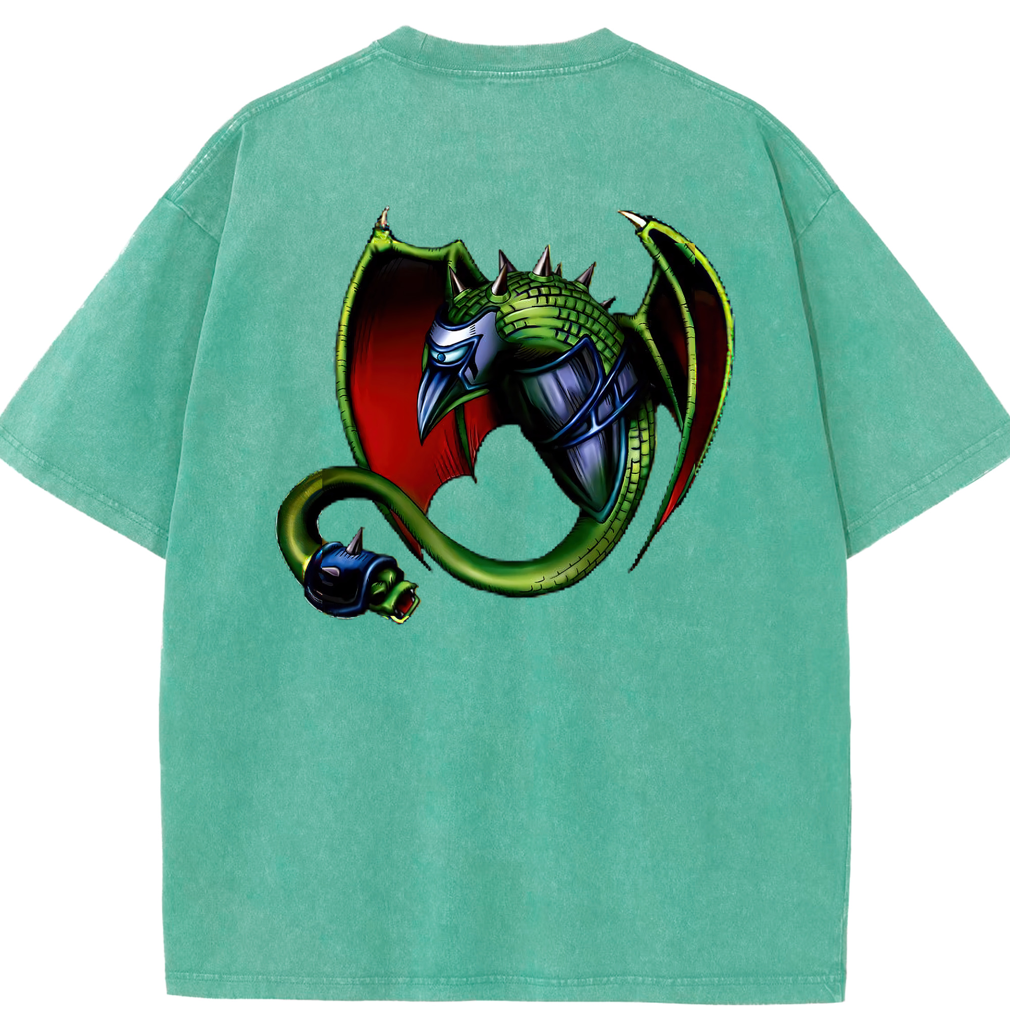 （画像用） 遊☆戯☆王 Yu-Gi-Oh! 綿100% ヴィンテージ風 半袖Tシャツ（背面プリント）